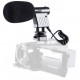 Boya BY-VM01 Cardiode Condenser Microphone Gun, on camera