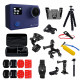 AIRON ProCam 8 Blue Action camera in a set for a blogger 30-in-1, main view