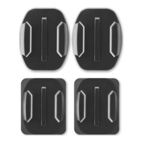 AIRON AC09 Flat /Curved Adhesive Mount for action cameras (4 pcs.)