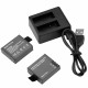 AIRON Dual charger for action cameras AIRON, SJCAM, GitUp, overall plan_2