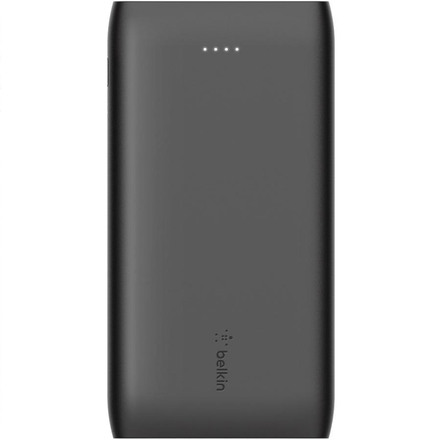 Павербанк Playa by Belkin 10000mAh, 18W USB-C PD, USB-A, black, главный вид