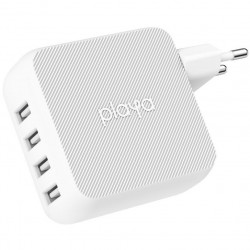 Сетевое зарядное устройство Playa by Belkin Home Charger 40W 4-PORT USB 2.4A, white