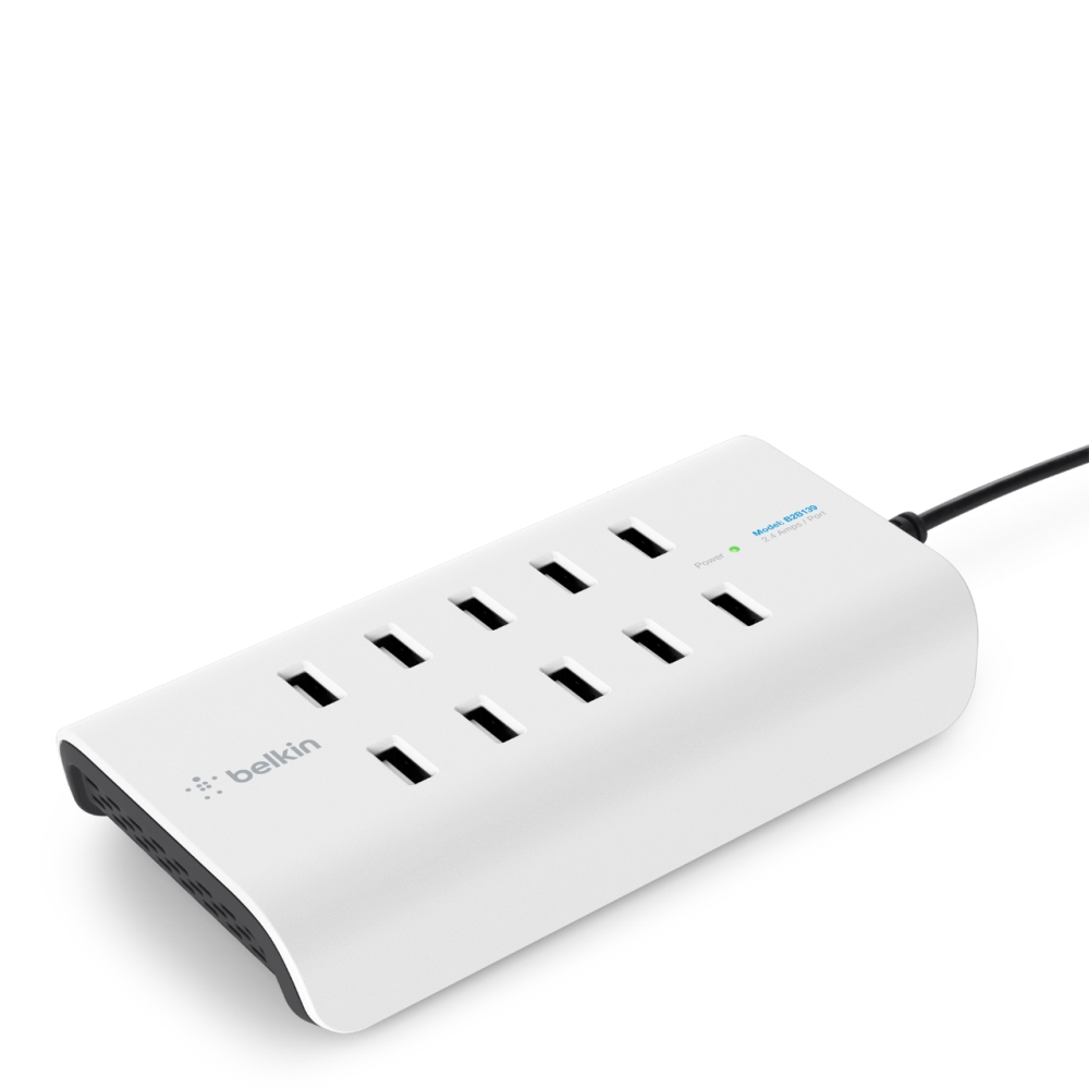 Зарядный адаптер Belkin RockStar 10 PORT USB-A CHARGER 2
