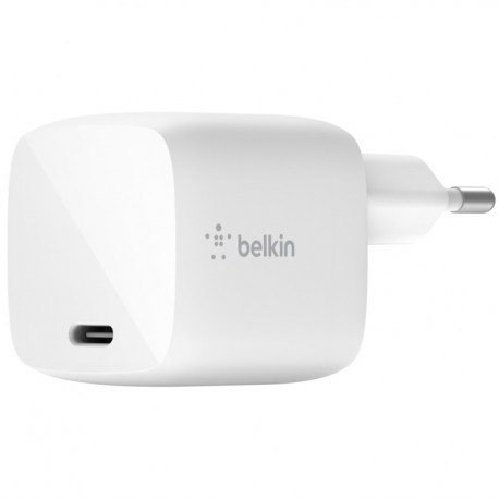 Сетевое зарядное устройство Belkin 30W GAN USB-С, white, главный вид