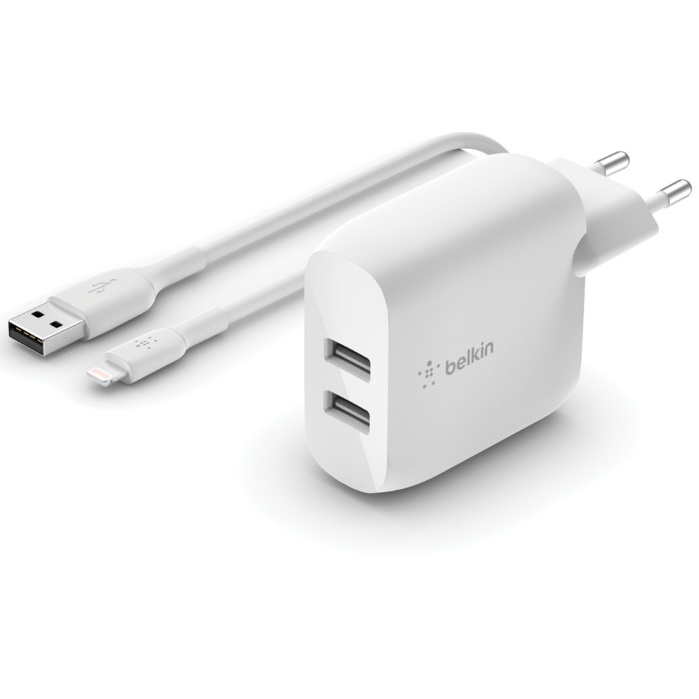 Belkin Home Charger (24W) Dual USB 2