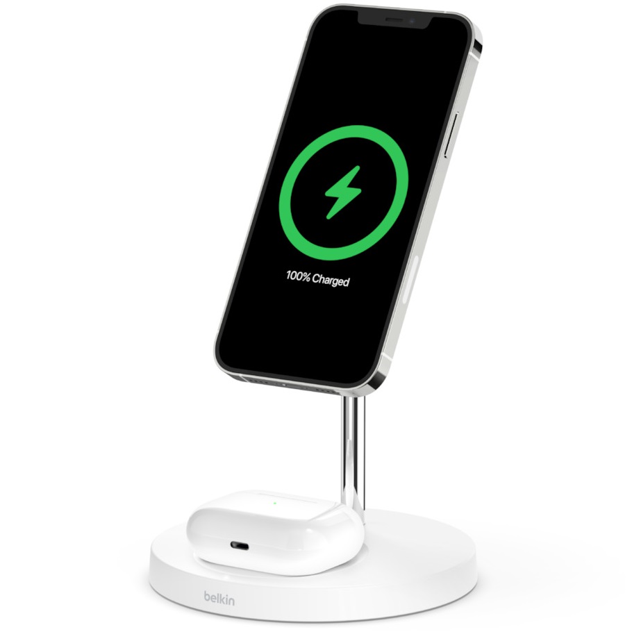 Бездротовий зарядний пристрій Belkin MagSafe 2in1 iPhone 12/12 Pro/12 Pro Max/12 mini та AirPods