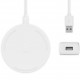 Belkin Pad Wireless Charging Qi 10W with Power Adapter, white in box