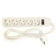 PowerPlant Surge protector 1.8 m, 3x1.5mm2, 10A, 5 outlets (JY-1056/1.8)
