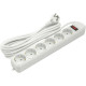 PowerPlant Surge protector 5 m, 3x1.5mm2, 10A, 6 outlets (JY-1057/5)