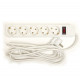 PowerPlant Surge protector 3 m, 3x1.5mm2, 10A, 5 outlets (JY-1056/3)