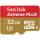 Карта памяти SanDisk Extreme PLUS 32GB MicroSDHC UHS-I U3 633x (вид сверху)