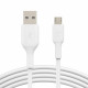 Belkin USB-A - MicroUSB, PVC Cable, 1m, white