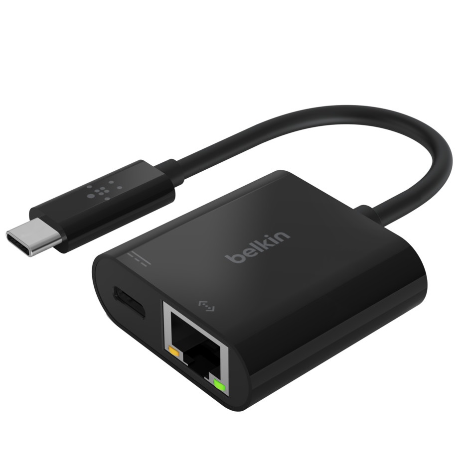 Адаптер Belkin USB-C - Ethernet 60W Power Delivery, главный вид