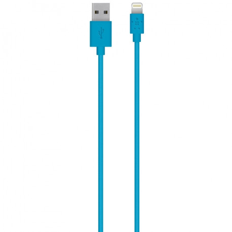 Кабель Belkin USB-A - Lightning, 1,2 м, голубой