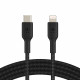Belkin USB-С - Lightning, BRAIDED Cable, 1m, black