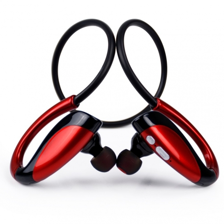 Бездротові спортивні навушники для бігу KONCEN X26 (червоні)