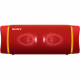 Sony SRS-XB33 Portable Bluetooth Speaker, red frontal view