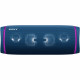 Sony SRS-XB43 Portable Bluetooth Speaker, blue frontal view