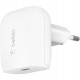 Belkin Home Charger 20W Power Delivery Port USB-C, white, main view