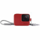 Силиконовый чехол с ремешком GoPro Sleeve + Lanyard для HERO6 и HERO5 Black, красный