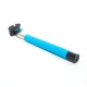 Телескопическая Bluetooth селфи палка с кнопкой для телефона (синий)