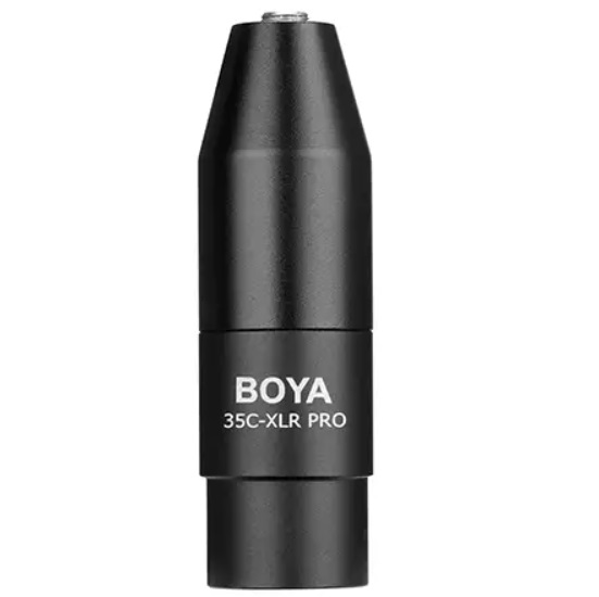 Boya 35C-XLR Pro converter (TRS female - XLR male), main view