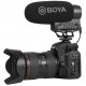 Boya BY-BM3051S Camera-Mount mono/ stereo Shotgun Microphone