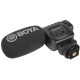 Boya BY-BM3011 Camera-Mount Cardioid Shotgun Microphone, close-up