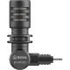 Всенаправленный микрофон Boya BY-M100D со штекером Lightning, крупный план_1