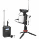 Boya BY-WM6S Camera-Mount Wireless Omni Lavalier Microphone System (556 to 576 MHz), with smartphone_1