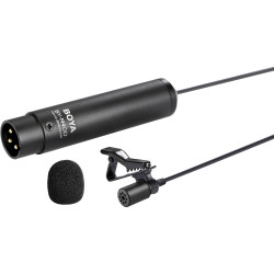 Петличный всенаправленный микрофон Boya BY-M40D для камер