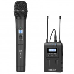 Беспроводная УВЧ двухканальная микрофонная система Boya BY-WM8 Pro-K3 (микрофон BY-WHM8 Pro)