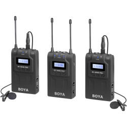 Беспроводная УВЧ двухканальная микрофонная система Boya BY-WM8 Pro-K2 (2 передатчика)