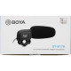 Boya BY-M17R Camera-Mount Supercardioid Shotgun Microphone, packaged