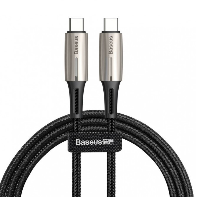 Кабель Baseus Flash Charge USB Tуpe-C - USB Type-C PD2.0 чорний, 2 м