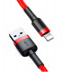 Кабель Baseus Cafule USB Tуpe-A – Lightning черно-красный, 3 м, коннекторы