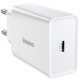 Baseus 20W QC 1С CCFS-SN01 charger, white close-up_2