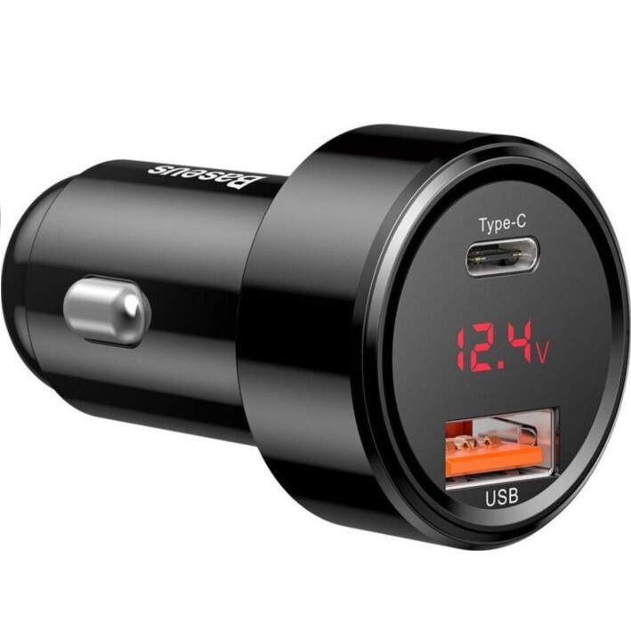 Автомобільний зарядний пристрій Baseus Series PPS Dual USB QC3.0 45W CCMLC20C-01, чорний