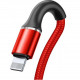 Baseus Halo USB Type-A - Lightning cable red, 2 m, close-up