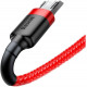 Baseus Cafule USB Tуpe-A - Micro USB cable black-Red, 3 m, close-up