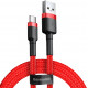 Кабель Baseus Cafule USB Tуpe-A - USB Type-C черно-красный, 3 м, главный вид