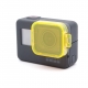 Желтый фильтр для GoPro HERO5 Black (надет на GoPro)