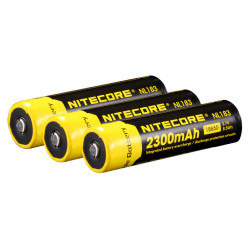 NITECORE NL1823 18650 Li-Ion 2300 mAh Rechargeable Battery 3 pcs for Zhiyun CRANE 2, CRANE 3