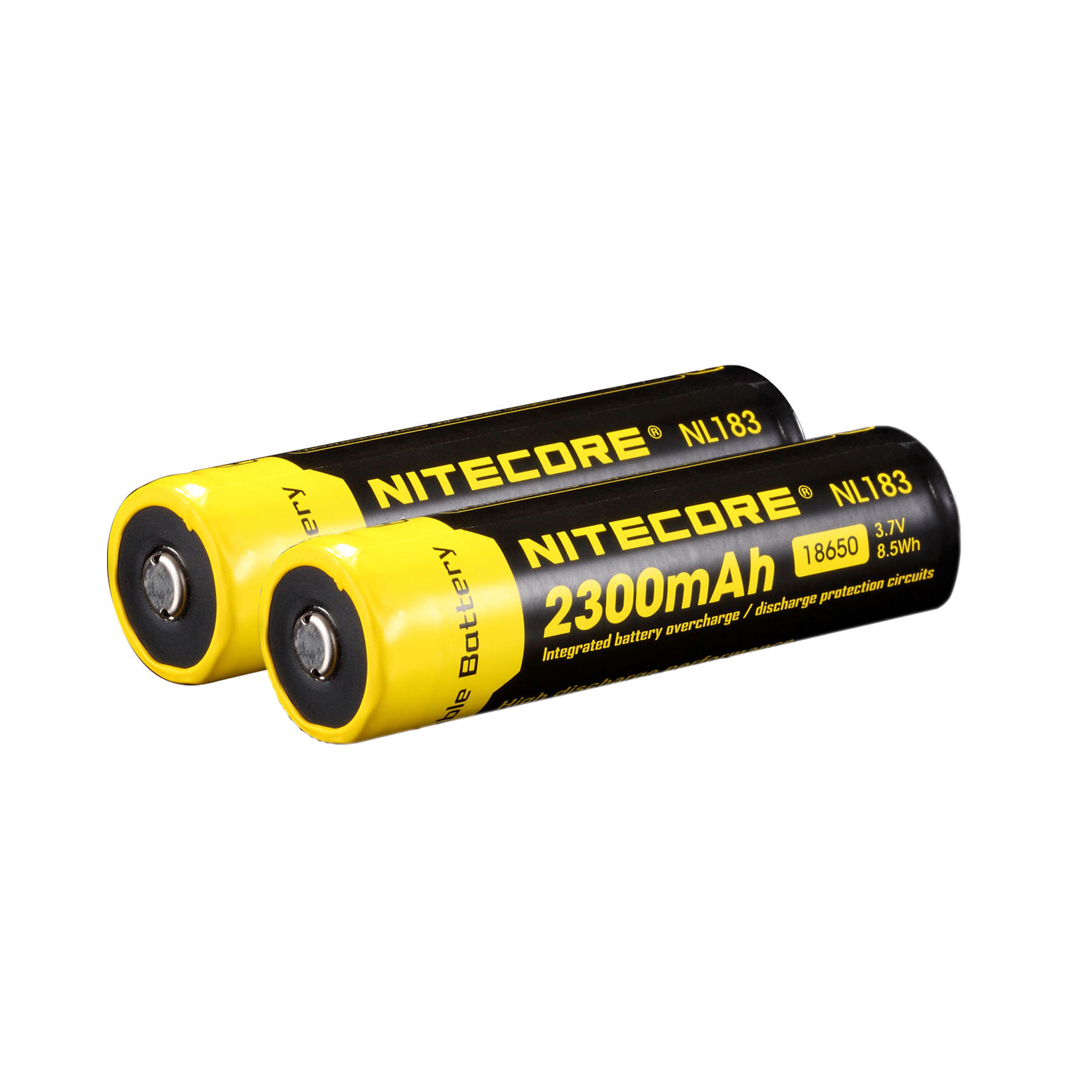 NITECORE NL1823 18650 Li-Ion 2300 mAh Rechargeable Battery 2 pcs for Zhiyun Weebill, Z1-Evolution, main view