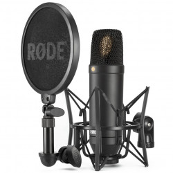 Студийный кардиодный микрофон RODE NT1 KIT в наборе с антивибрационным крепежом SM6 и поп-фильтром