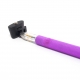 Телескопічна Bluetooth селфі палка з кнопкою для телефону (фіолетова)