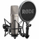 Студийный кардиодный микрофон RODE NT1-A с большой диафрагмой и боковым адресом, главный вид