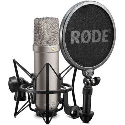 Студийный кардиодный микрофон RODE NT1-A с большой диафрагмой и боковым адресом