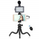 Puluz PKT3094B 4-in-1 Video Blogger Kit for Smartphone, main view