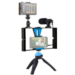 Puluz PKT3023 4-in-1 Video Blogger Kit for Smartphone